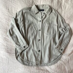 Zara Cotton Button Up Shacket